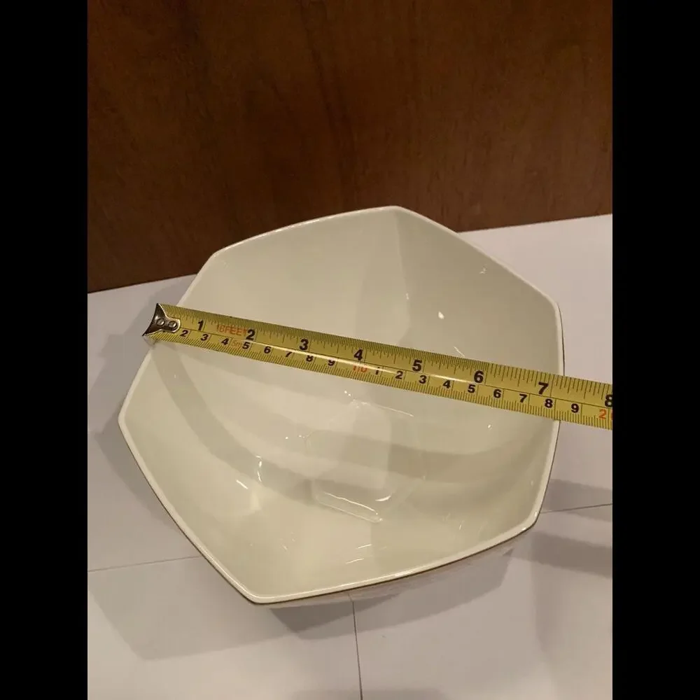 🌼🍽️Spring Crest by Christopher Stuart Hexagon Serving Bowl Bone China